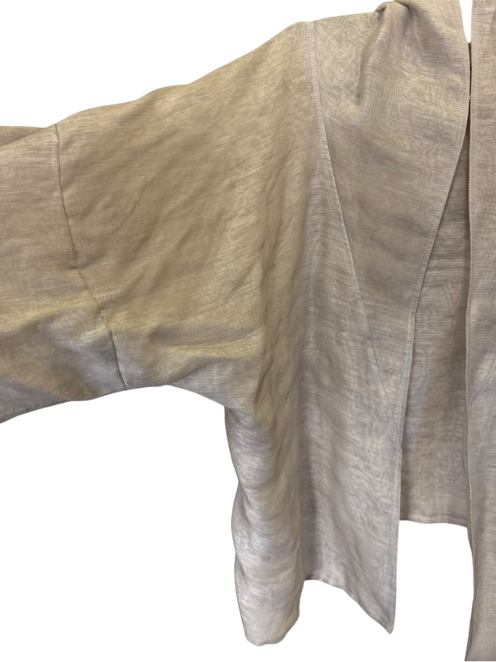 Zoran Minimalist Structured Art to Wear Hooded Cardigan Style Top - Picture 3 of 12